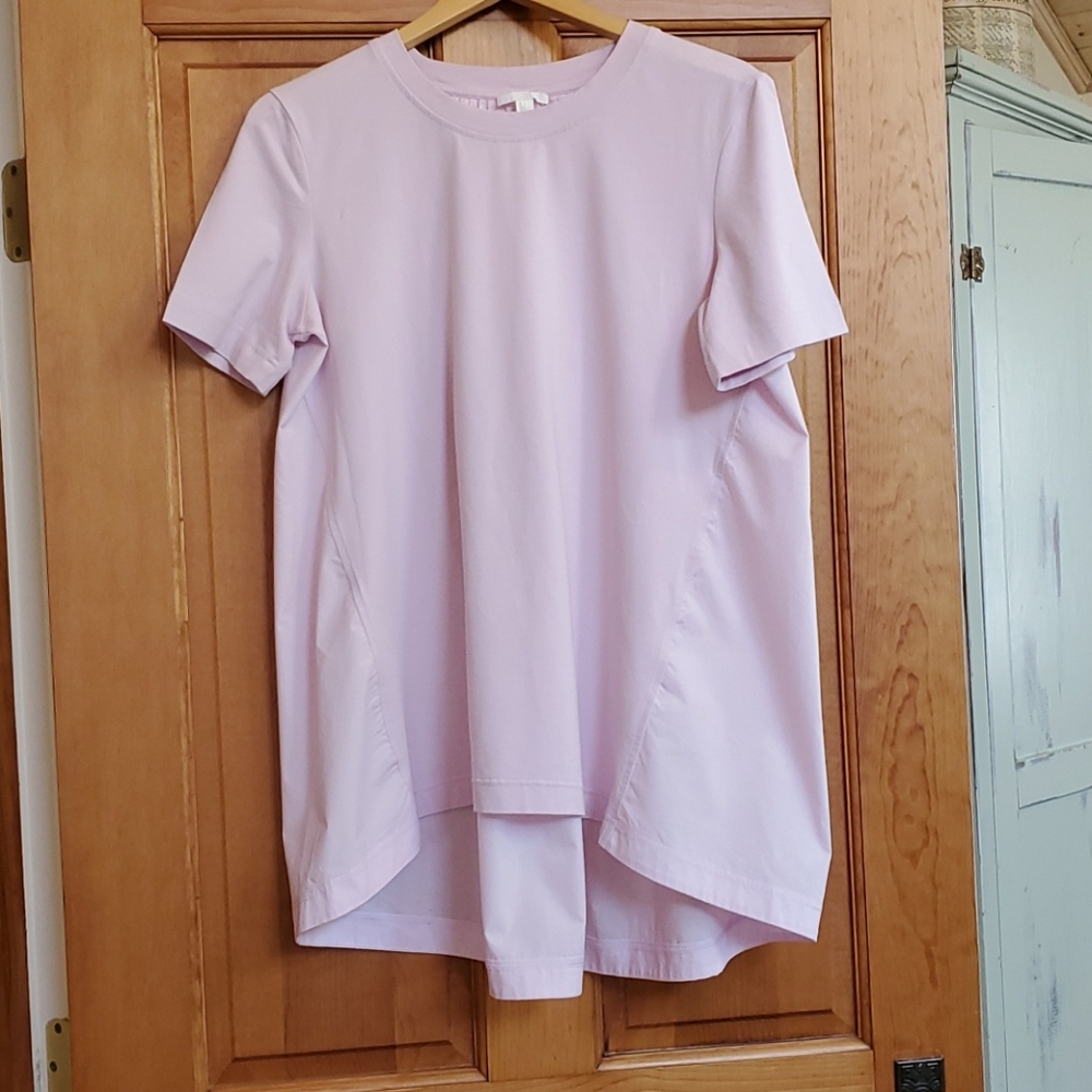 COS high low back shirt